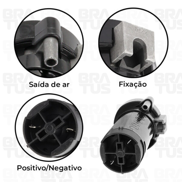 Compressores de Ar para Buzinas (1 Saída de Ar)
