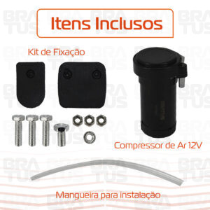 Buzina Cromada Com Compressor (1 Corneta) - Image 7