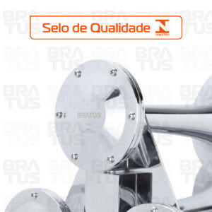 Buzina Cromada Marítima Eletropneumática (5 Cornetas) - Image 11