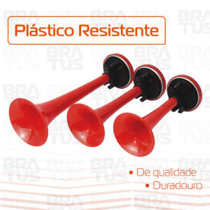 Buzina Universal Com Relé e Compressor (3 Cornetas) - Image 6
