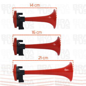 Buzina Universal Com Relé e Compressor (3 Cornetas) - Image 9
