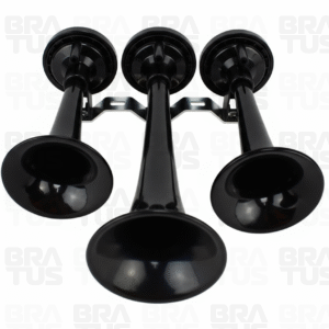 Buzina Pneumática Verdureiro - Preta (3 Cornetas) - Image 2