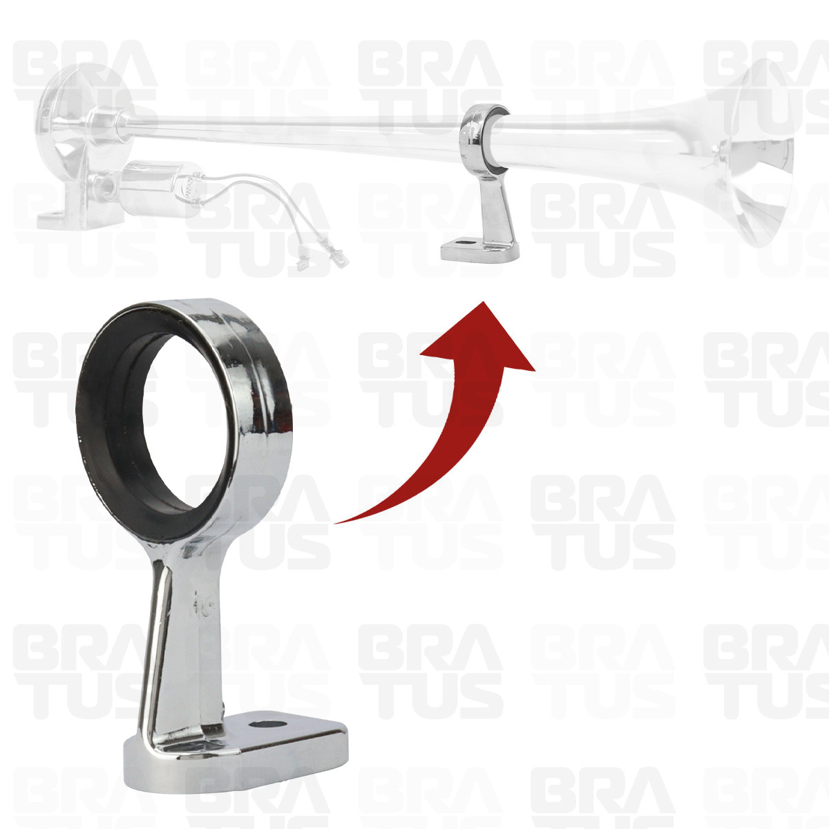 Suporte Da Corneta Buzina Marítima 45cm - Image 7