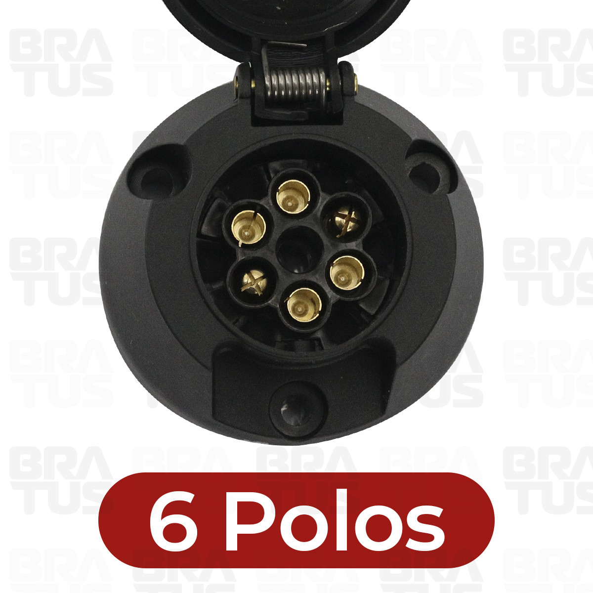 Tomada Engate Plástico Completa 6 Polos Carro - Image 7