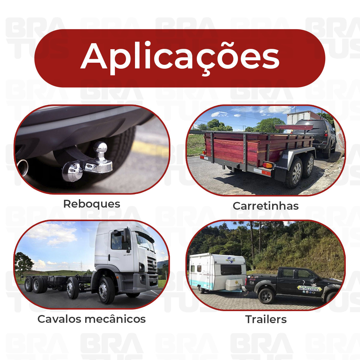 Tomada Engate Alumínio Cromada Completa 6 Polos Carro - Image 5