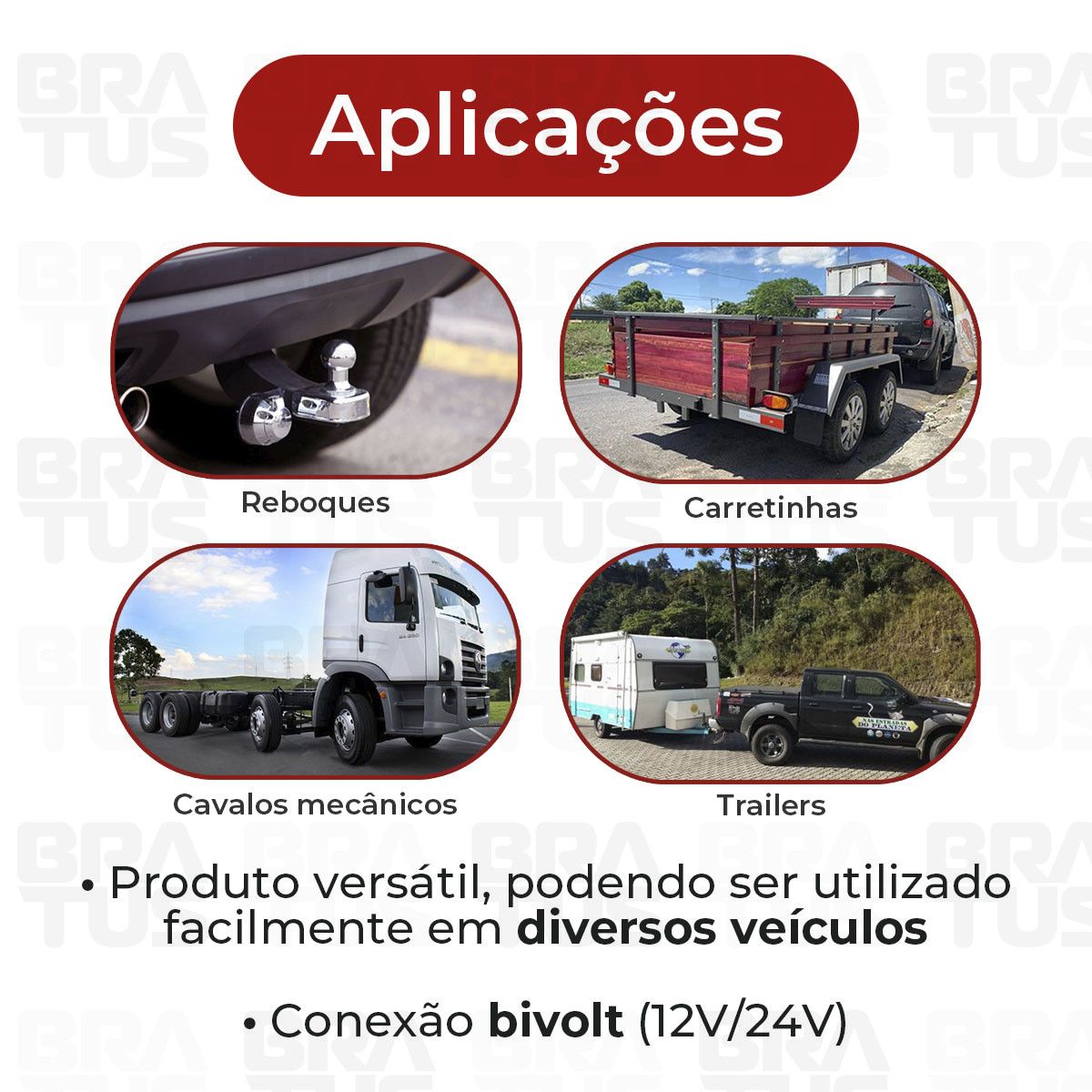 Tomada Engate Plástico Completa 7 Polos Carro - Image 7