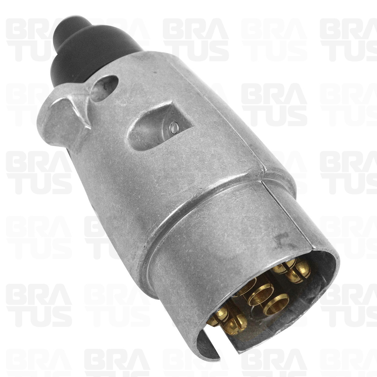 Tomada Engate Alumínio Cromada Completa 7 Polos Carro - Image 7