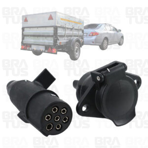 Tomada Engate Plástico Completa 7 Polos Cavalo Carreta (Plástico Resistente) - Image 4