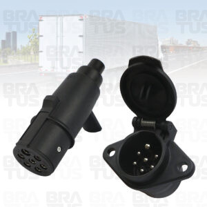 Tomada Engate Plástico Completa 7 Polos Cavalo Carreta (Plástico Resistente) - Image 5