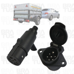 Tomada Engate Plástico Completa 7 Polos Cavalo Carreta (Plástico Resistente) - Image 7