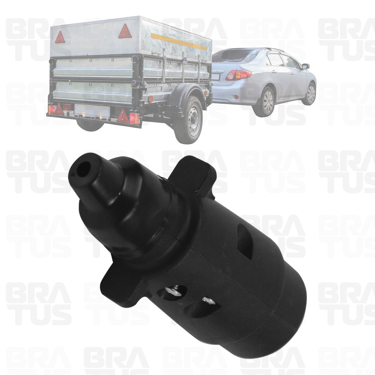 Tomada Engate Plástico Completa 6 Polos Carro (Macho) - Image 5