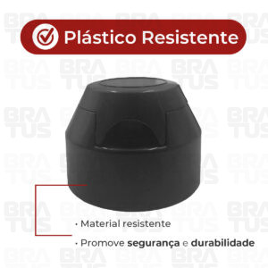 Tomada Engate Plástico Completa 6 Polos Carro (Fêmea) - Image 3