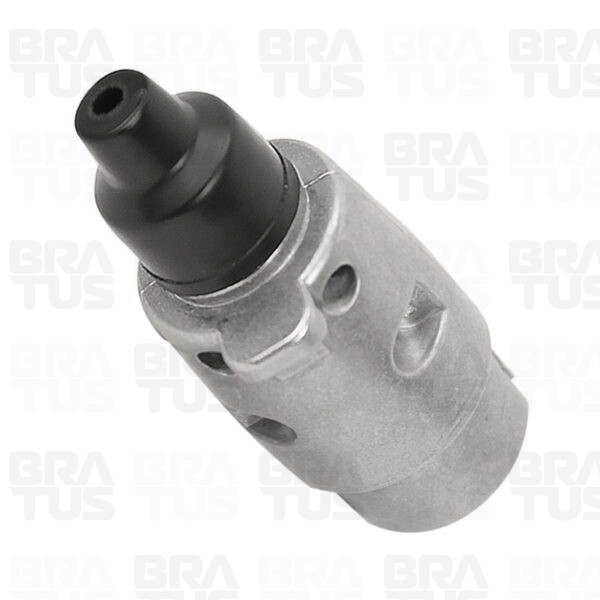 Tomada Engate Alumínio Cromada Completa 7 Polos Carro (Macho)