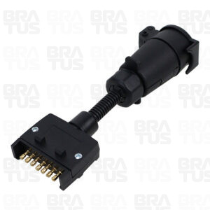 Tomada Completa Adaptador Reboque 7 Polos Padrão Americano Para Brasileiro (Ford Ranger) - Image 1