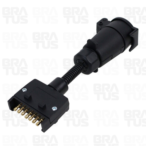 Tomada Completa Adaptador Reboque 7 Polos Padrão Americano Para Brasileiro (Ford Ranger)