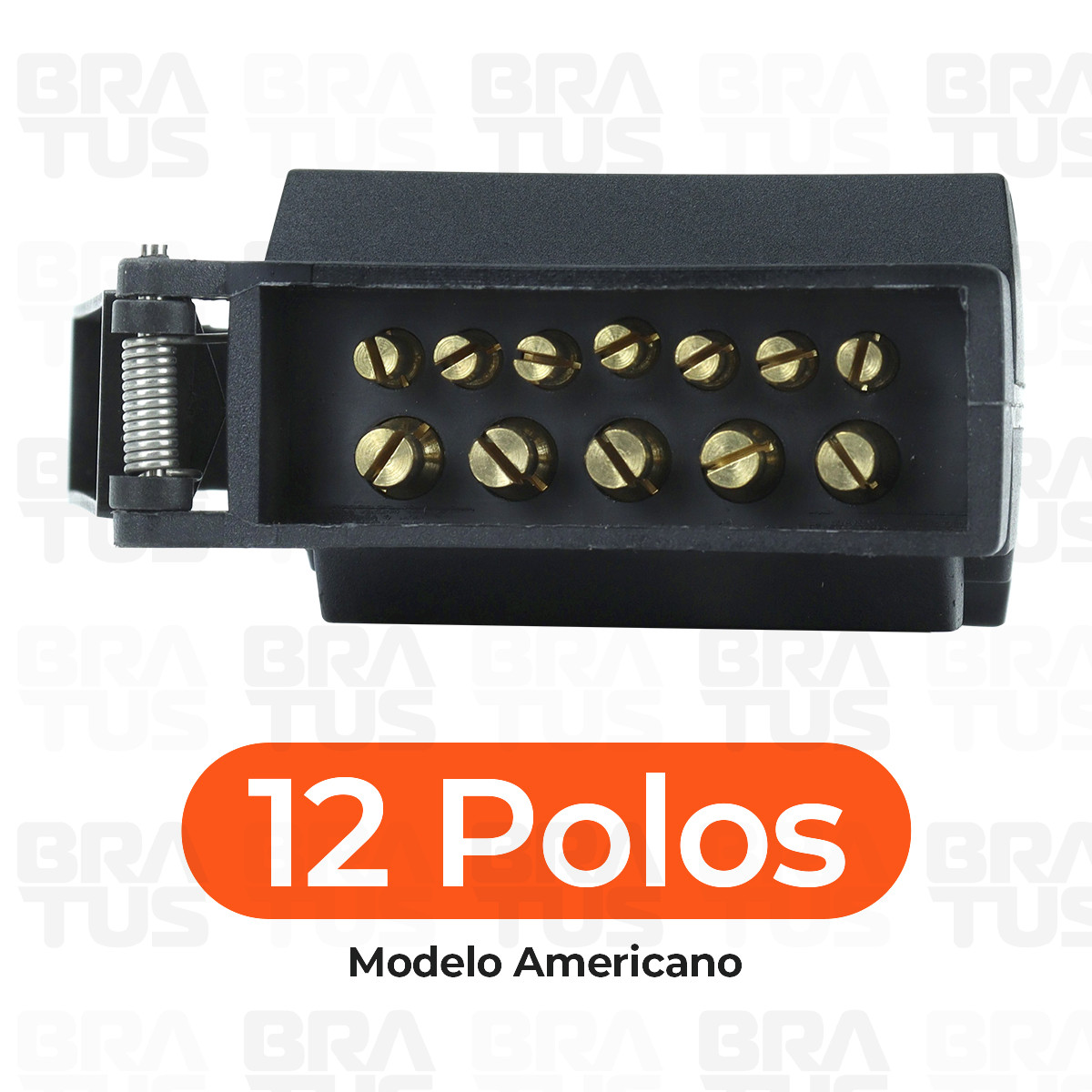 Tomada Engate Reboque 12 Polos Ford Ranger (Macho) - Image 6