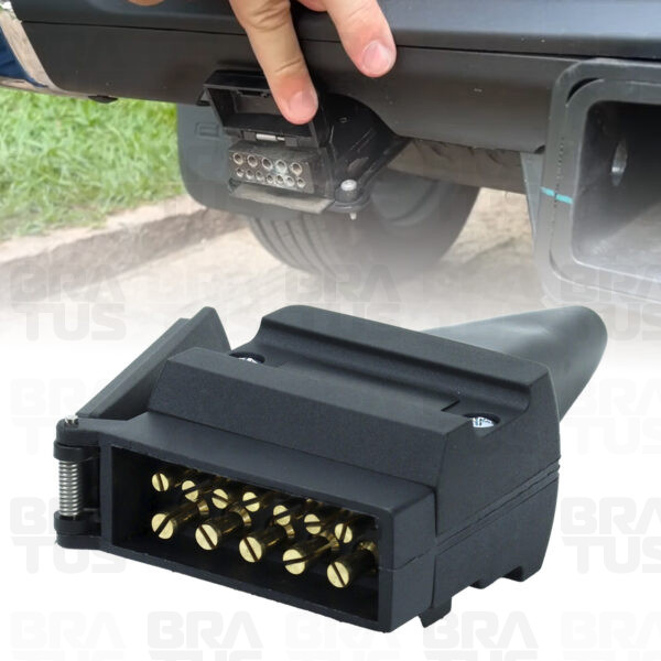 Tomada Engate Reboque 12 Polos Ford Ranger (Macho)