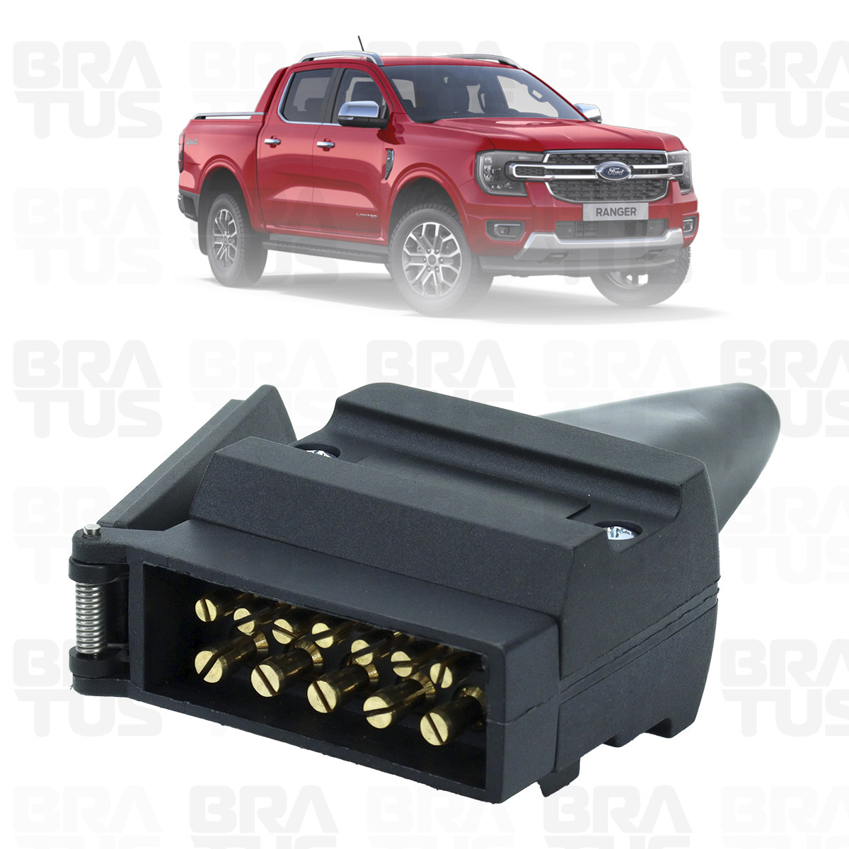 Tomada Engate Reboque 12 Polos Ford Ranger (Macho) - Image 11