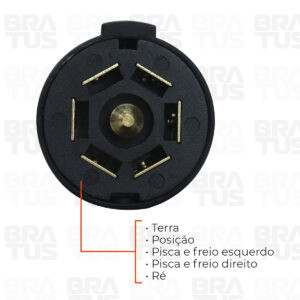 Tomada Completa Adaptador Reboque 7 Polos Padrão Americano Para Brasileiro (Dodge Ram) - Image 9
