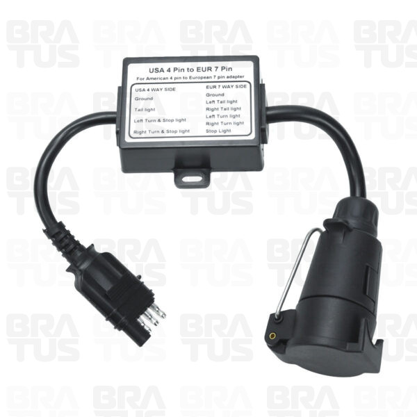 Tomada Engate Plástico Completa 7 Polos Carro