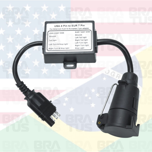 Tomada Engate Plástico Completa 7 Polos Carro