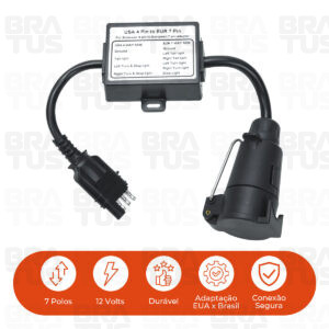 Tomada Engate Plástico Completa 7 Polos Carro - Image 6