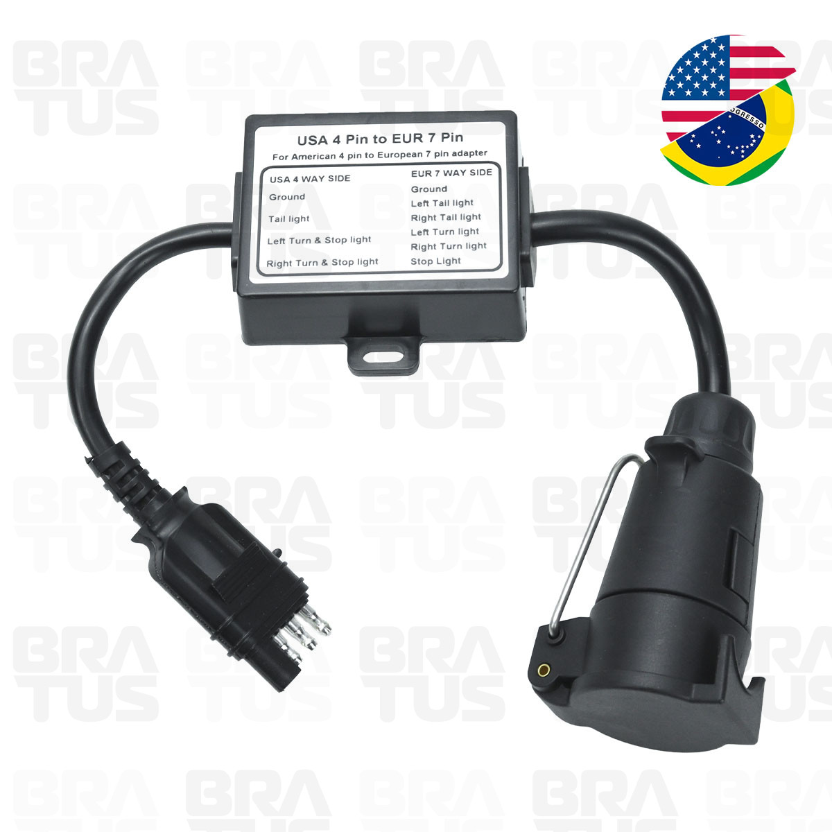 Tomada Engate Plástico Completa 7 Polos Carro - Image 7