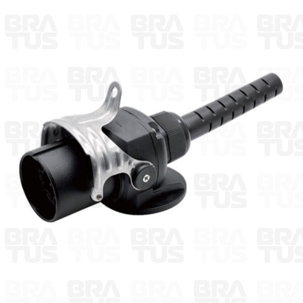 Tomada Engate Redonda ABS E Rastreador 7 Polos Cavalo Carreta (Macho)