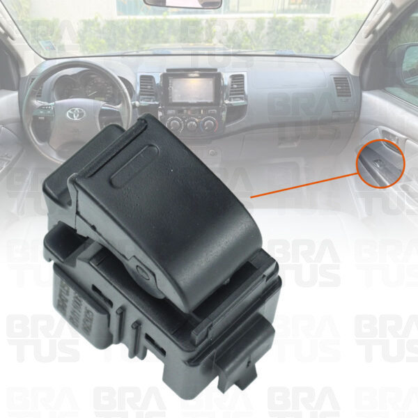 Interruptor Do Vidro Elétrico Passageiro (Toyota Hilux 05/15)