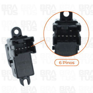 Interruptor Do Vidro Elétrico Passageiro (Nissan Frontier 08/16) - Image 2
