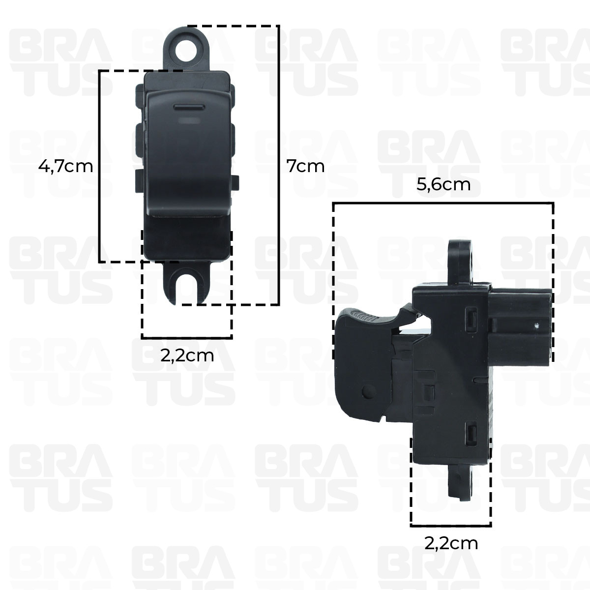Interruptor Do Vidro Elétrico Passageiro (Nissan Frontier 08/16) - Image 4