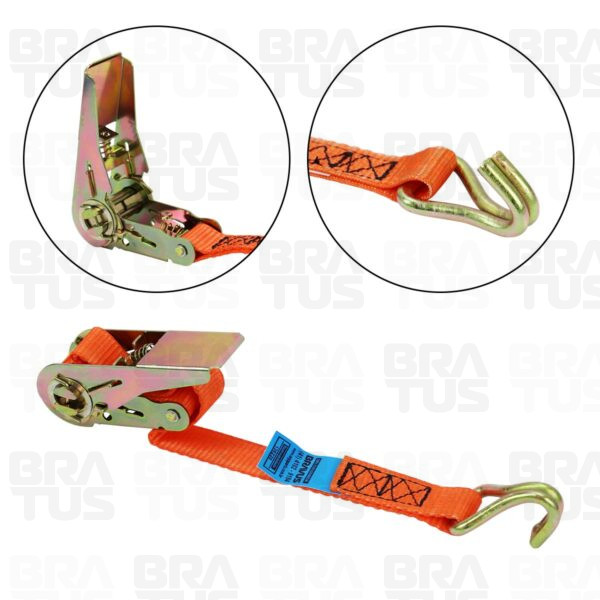 Conjunto Catraca Com Cinta (4,6 Metros, 800kg, Laranja)