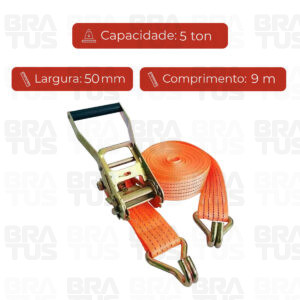Conjunto Catraca Com Cinta (9 Metros, 5 Toneladas) - Image 3