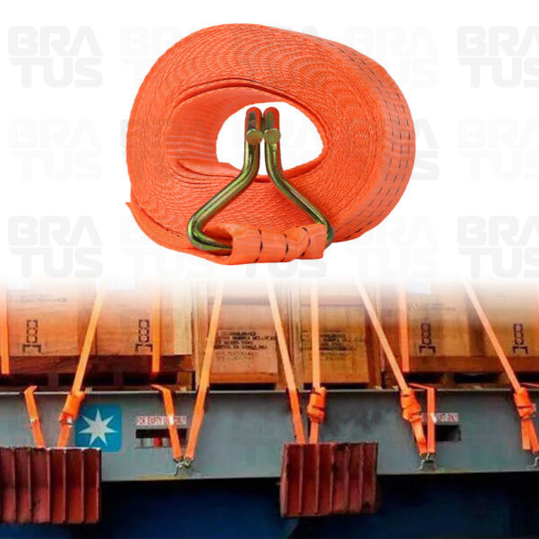 Cinta 9 Metros Gancho J (3 Toneladas)