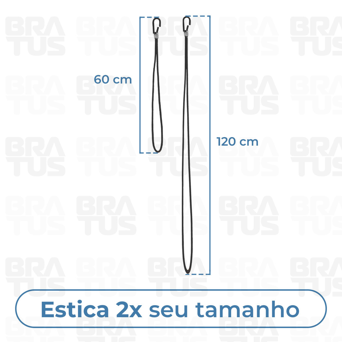 Extensor Fixador De Lona Elástico (60cm - Preto) - Image 2