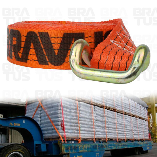 Cinta 9 Metros Gancho Garra (5 Toneladas)