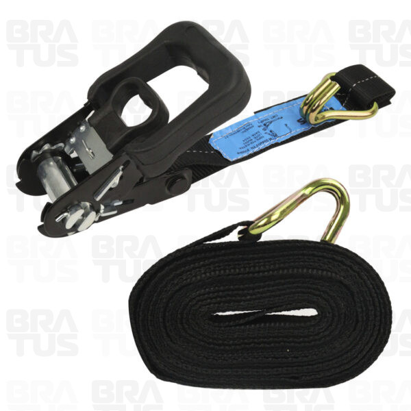 Conjunto Catraca Reforço De Plástico Com Cinta (6 Metros - 1,5 Toneladas)