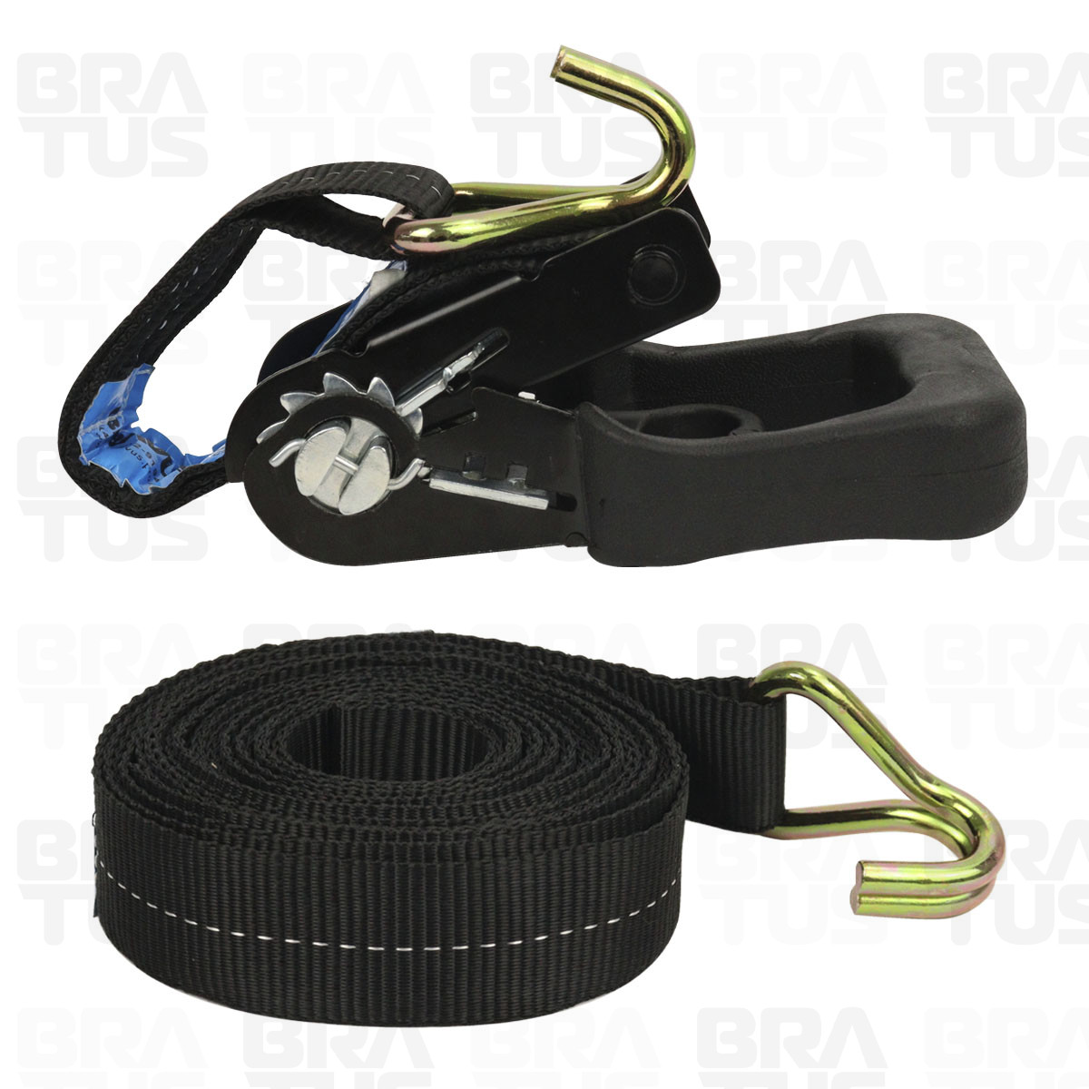 Conjunto Catraca Reforço De Plástico Com Cinta (6 Metros - 1,5 Toneladas) - Image 3