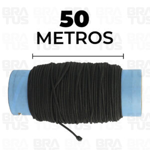 Extensor Elástico Rolo 50 Metros (Preto) - Image 2