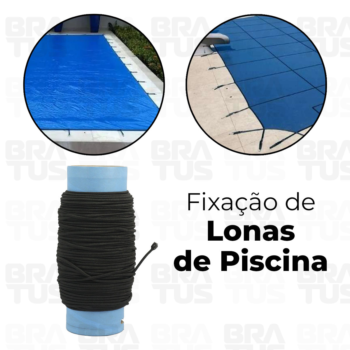 Extensor Elástico Rolo 50 Metros (Preto) - Image 7