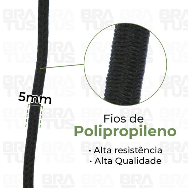 Extensor Elástico Rolo 100 Metros (Azul)