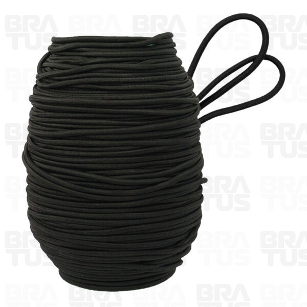 Extensor Elástico Rolo 100 Metros (Preto)