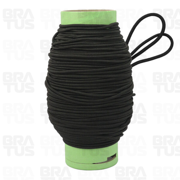 Extensor Elástico Rolo 100 Metros (Preto)